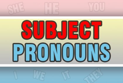 Şahıs Zamirleri (Subject Pronouns)